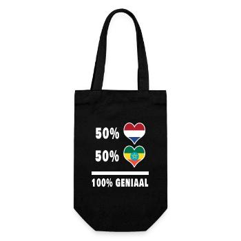 Ethiopie et Pays-Bas 100% Genius Flag - Sac à bouteille - noir - Devant