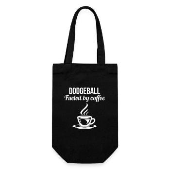 Dodgeball Player Coach Team Sports Coffee Funny - Gift Bag for Bottles - black - Front