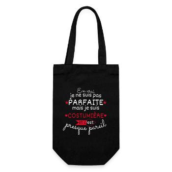 Pas parfaite mais costumière - Sac à bouteille - noir - Devant