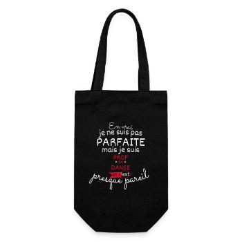 Pas parfaite mais Prof de Danse - Sac à bouteille - noir - Devant