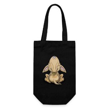 Fawn Bullterrier - Gift Bag for Bottles - black - Front