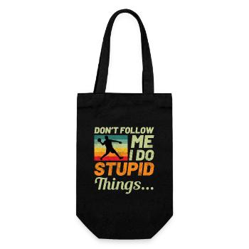 Dodgeball Player Coach Team Sports Funny - Gift Bag for Bottles - black - Front