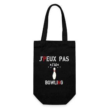 J Peux Pas J Ai Bowling - Sac à bouteille - noir - Devant