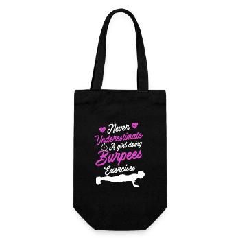 Design Burpees - Sac à bouteille - noir - Devant