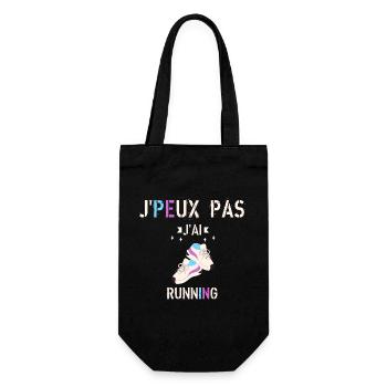J Peux pas j ai running - Sac à bouteille - noir - Devant