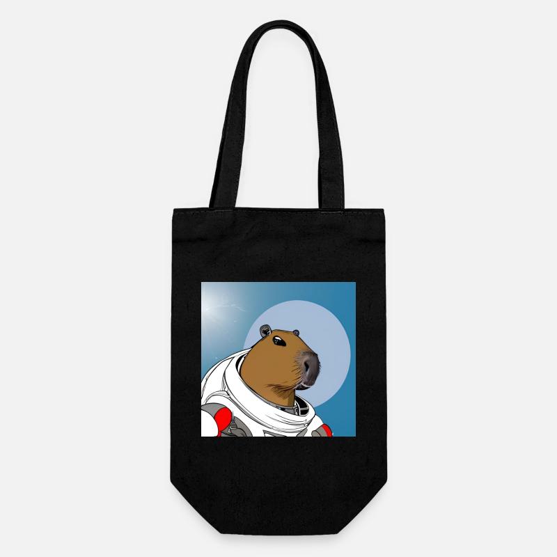 Astronaute de Capy - Sac à bouteille - noir