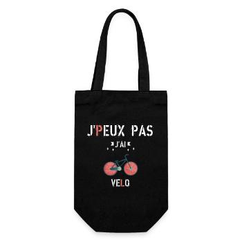 J Peux Pas J Ai Vélo - Sac à bouteille - noir - Devant