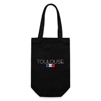TOULOUSE FRANCE HOLIDAY SUMMER PARTY (w) - Gift Bag for Bottles - black - Front
