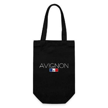 AVIGNON FRANCE HOLIDAY SUMMER PARTY (w) - Gift Bag for Bottles - black - Front