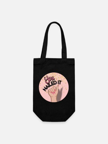Vous l’avez cloué! Tu as réussi! - Sac à bouteille - noir