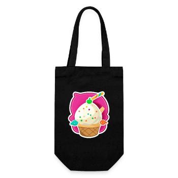 Glaces, glaces - Sac à bouteille - noir - Devant