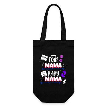 Sucette Maman Déclaration Grossesse Enceinte - Sac à bouteille - noir - Devant