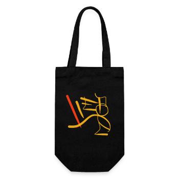 Love Love Love T-Shirt - Gift Bag for Bottles - black - Front