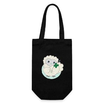 Lioba silk chicken, happiness - Gift Bag for Bottles - black - Front