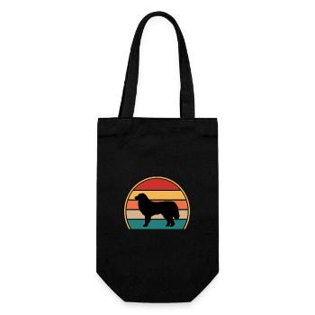 Great Pyrénées Dog Lover Silhouette Vintage Sunset - Sac à bouteille - noir - Devant