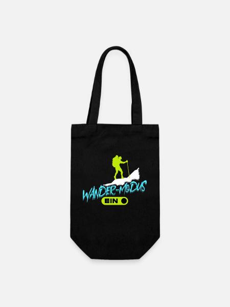 Bergwandern Wandern Wanderer Gletscher Statement - Geschenkbeutel für Flaschen - Schwarz