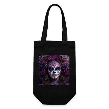 LA CATRINA TAG DER TOTEN MEXIKO - Geschenkbeutel für Flaschen - Schwarz - Vorne