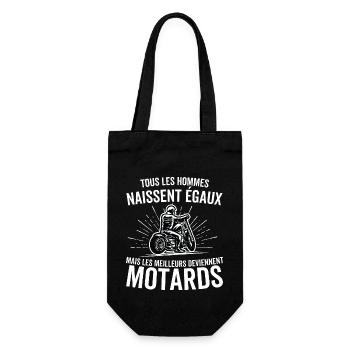 Les Meilleurs Deviennent Motards Motocycliste - Sac à bouteille - noir - Devant