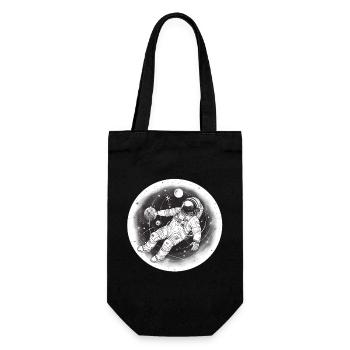 Astronaut - Gift Bag for Bottles - black - Front