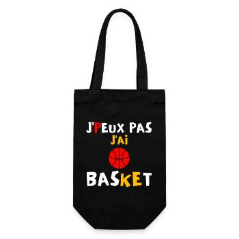 J peux pas j ai Basket - Sac à bouteille - noir - Devant