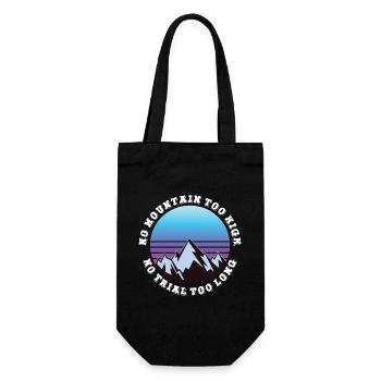 Pas de montagne trop haute, pas trop longue - Sac à bouteille - noir - Devant
