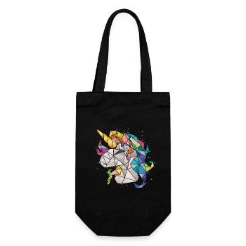 Licorne Arc-en-ciel Chibi Enfant - Sac à bouteille - noir - Devant