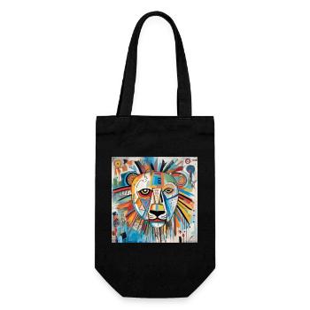 LION STREET ART - Sac à bouteille - noir - Devant