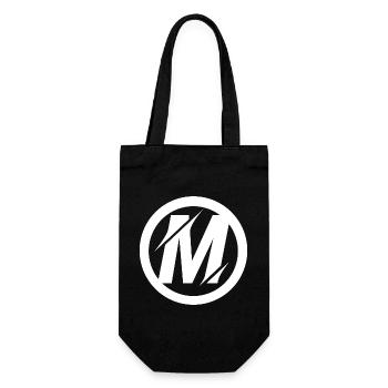 Illustration du logo M - Sac à bouteille - noir - Devant