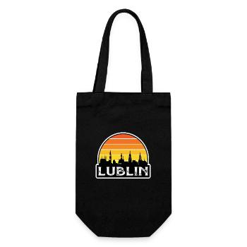 Lublin Pologne Flag Skyline Souvenir de voyage - Sac à bouteille - noir - Devant