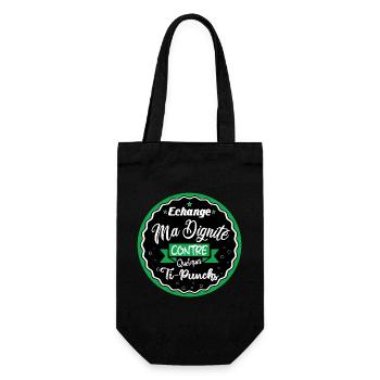 Echange ma dignité contre quelques ti-punchs - Sac à bouteille - noir - Devant