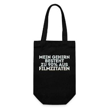Movies Statement Streaming Kino Filme Kinoabend - Geschenkbeutel für Flaschen - Schwarz - Vorne