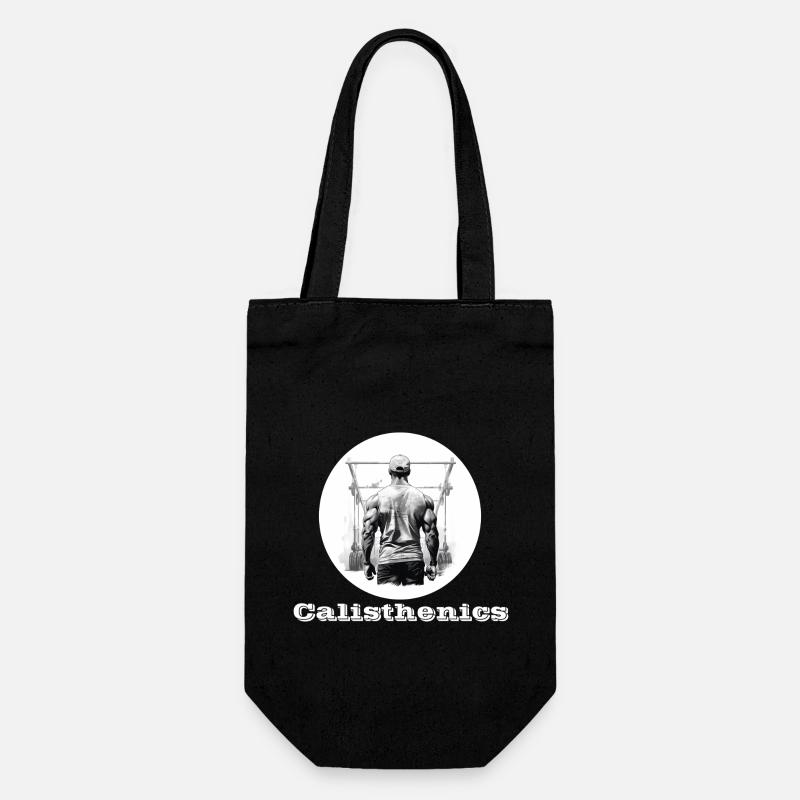 Calisthenics blanc - Sac à bouteille - noir