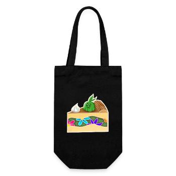 PieceOfCakeGrows! - Gift Bag for Bottles - black - Front