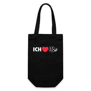 Heart Cinema Night I Love Movies Déclaration Films - Sac à bouteille - noir - Devant