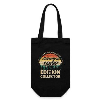 41 ans Novembre 1982 édition collector - Sac à bouteille - noir - Devant
