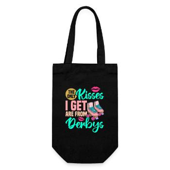 design de patins à roulettes - Sac à bouteille - noir - Devant