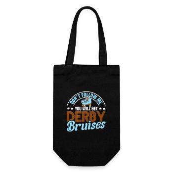 design de patins à roulettes - Sac à bouteille - noir - Devant