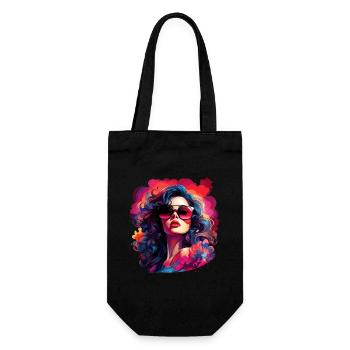 Pin-up Fille - Sac à bouteille - noir - Devant