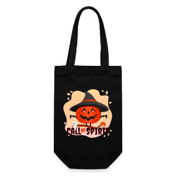 Halloween appel de l'âme - Sac à bouteille - noir - Devant
