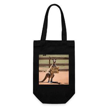 Kangaroo Meme Design - Printflow - Sac à bouteille - noir - Devant