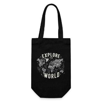 Explorez le monde - Sac à bouteille - noir - Devant