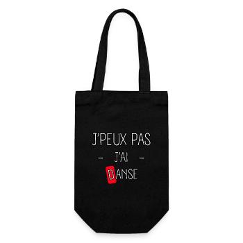 J'peux pas j'ai Danse - Sac à bouteille - noir - Devant