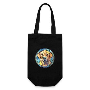 Kangal chien race coloré aquarelle illustration - Sac à bouteille - noir - Devant