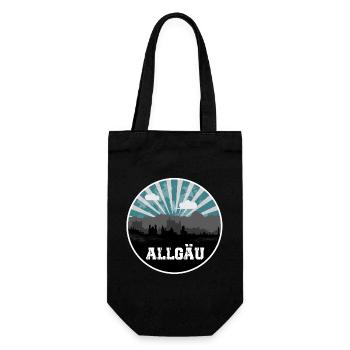 Ligne d’horizon de l’heure bleue de l’Allgäu - Sac à bouteille - noir - Devant