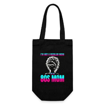 Silhouette de maman emblématique des années 80 : de gros cheveux, un style plus grand - Sac à bouteille - noir - Devant