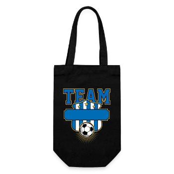 Team Football - Gift Bag for Bottles - black - Front