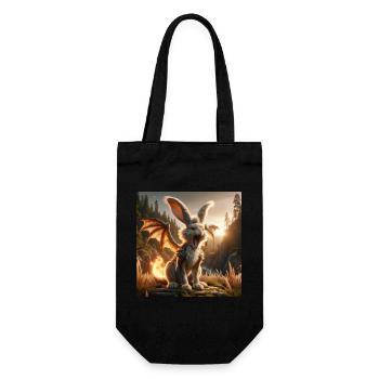 Dragon Lapin Cracheur de Feu #24 - Sac à bouteille - noir - Devant