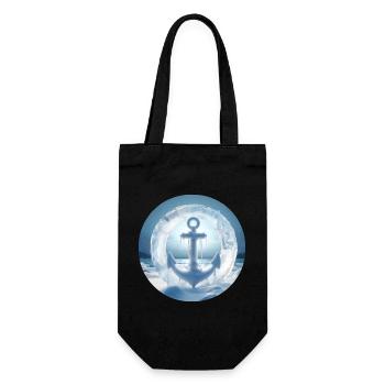 Ancre Glace Neige Congelée - Sac à bouteille - noir - Devant