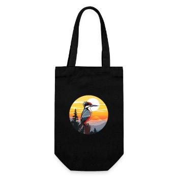 Pic Aquarelle Colorée Dessin Animé Kawaii Pet - Sac à bouteille - noir - Devant