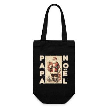 PAPA NOEL - Sac à bouteille - noir - Devant